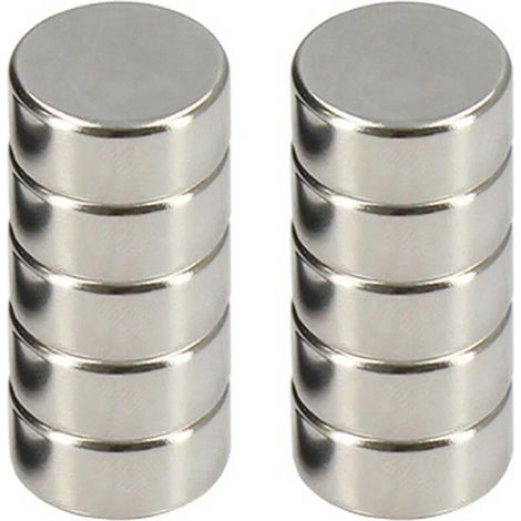 ferrestock Aimant néodyme 22x10 mm Argenté pack 10