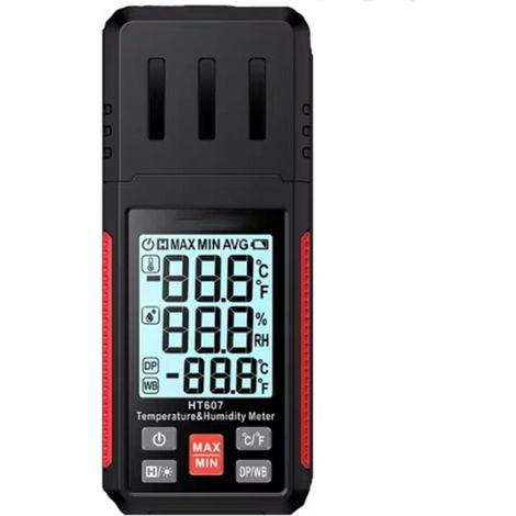 Geeignet für das digitale Thermo-Hygrometer HT607, ein hochpräzises digitales Hygrometer mit Umgebungstaupunktmessfunktion.