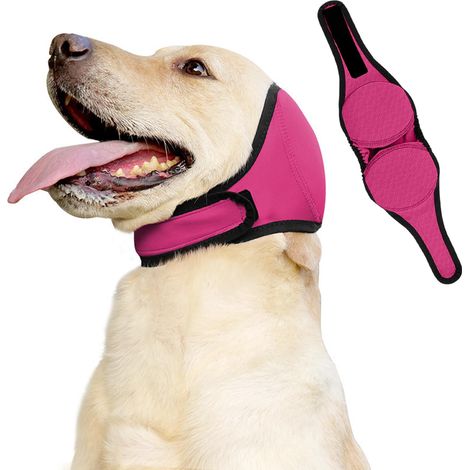 Hunde-Ohrenschützer, verstellbare Ohrenschützer, Schutz vor Lärm und Angst, bequemer, beruhigender Kapuzenpullover für Fellpflege, Schwimmen, Gewitter, Feuerwerk