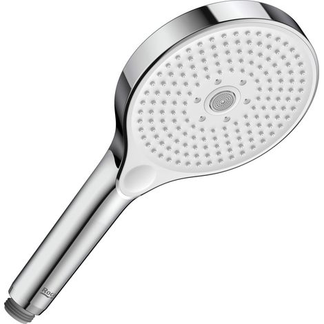 ROCA Douchette à main Plenum Round 130 3 jets 8L/mn, Chromé (1/3)
