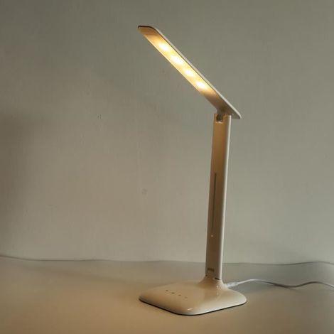 Lampe de table SWISSANT - LED Luminosité Réglable 3 modes 4W - Blanc