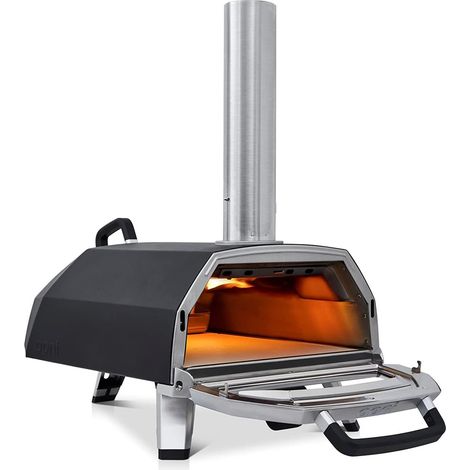 Ooni Karu 16 – Forno pizza multicombustibile Karu16 con coperchio vetro