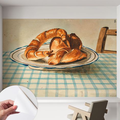Fotomurale adesivo stickers - murali decorativo - soggiorno moderno - effetto realistico - Dolci da forno 152x104 cm (1/5)