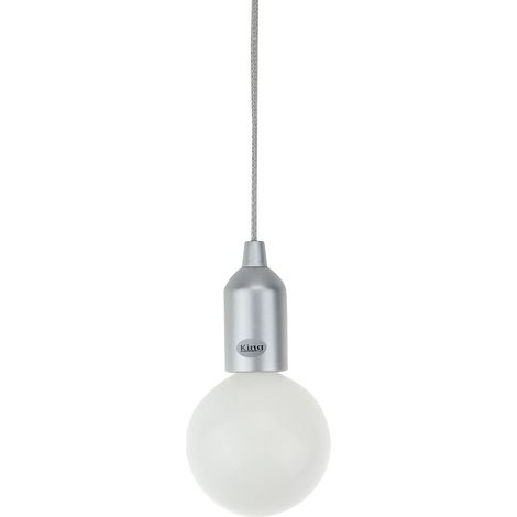 K-LIGHT LAMPE À LED ALIMENTÉE PAR BATTERIE GRAND ARGENT (1/3)