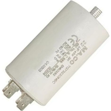 Condensatore permanente 22 µf, 450 V - Lavatrice - FAR - 332063