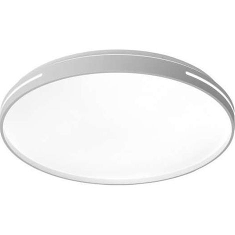 Plafón led modelo Vito acabado blanco, 8cm(alto) 40cm(ancho) 40cm(fondo) .