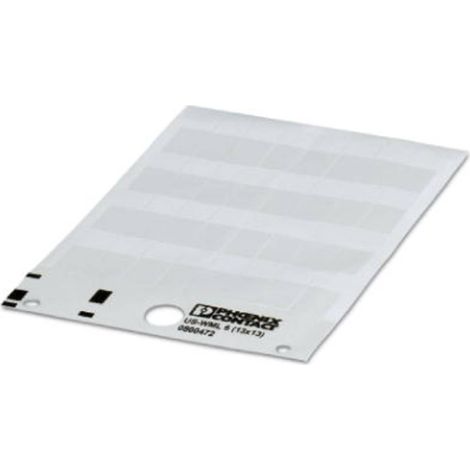 Phoenix Contact 0800473 US-WML 14 (25X19) Segnafili Tipo di montaggio: colla Superficie stampabile: 25 x 19 mm Bianco N