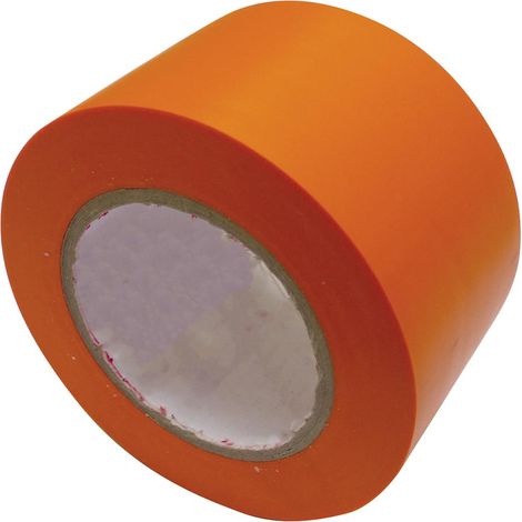 Ruban adhésif isolant PVC 50 mm x 25 m orange MICHAUD BR406 (1/2)