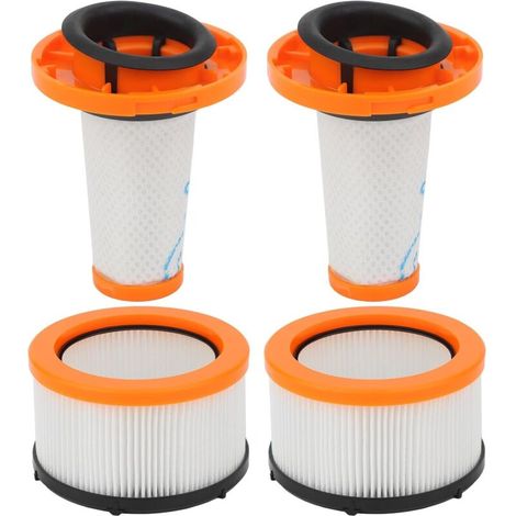 Lot de 2 filtres de rechange pour aspirateur sans fil Rowenta X-Force Flex 9.60 Animal RH20xx RH2078 RH2037 RH2038 RH2039 RH20C2 - Lot de 2 filtres en mousse ZR009010 + 2 filtres moteur en aval (1/5)