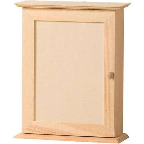 Armoire à Clés - ARTEMIO - VIAPC - Bois - 25x20x7 cm - Beige (1/2)