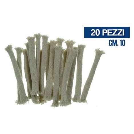 Set 20 stoppini 10cm.torcia bambu' 4300562