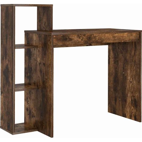 Maison Exclusive - Schreibtisch Geräucherte Eiche 100 x 40 x 90 c