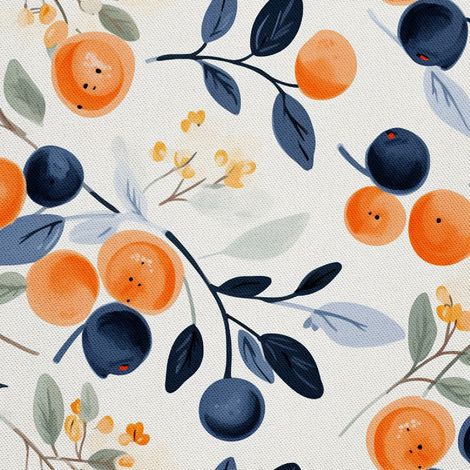Tela decorativa para exteriores Oxford - Motivo frutal  DX6166 (1/5)