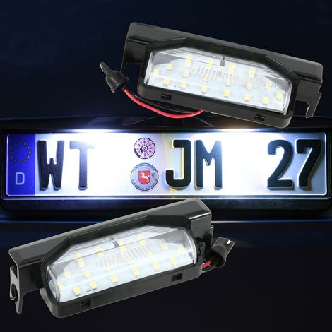 KIT LUCI TARGA A LED COMPATIBILE CON Mazda 6 GH 2008-2012 Canbus SMD, VETRO TRASPARENTE (1/3)