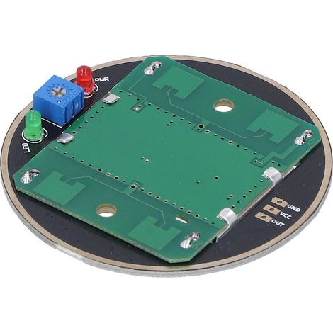 Capteur de mouvement radar micro-ondes 10.525GHz sans fil, module d'induction HB100, détection 2-16M, détecteur de présence à ondes électromagnétiques (1/5)