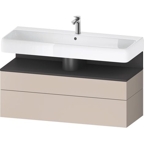 Duravit Collection One Meuble sous-vasque, 1 tiroir et 1 tiroir,