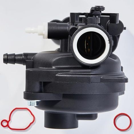 799583 Carburateur pour moteur de tondeuse Briggs & Stratton 125cc 140cc 500E 300E 450E 550EX 500 09P602 08P502 Remplace 593261 591979 591160 590556 790556 790556 79 99583 (1/4)
