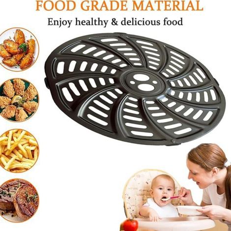 Griglia di ricambio - Adatta per la friggitrice ad aria Gourmia GAF698/GAF686 da 6 QT - 23,8 x 23 cm (1/2)