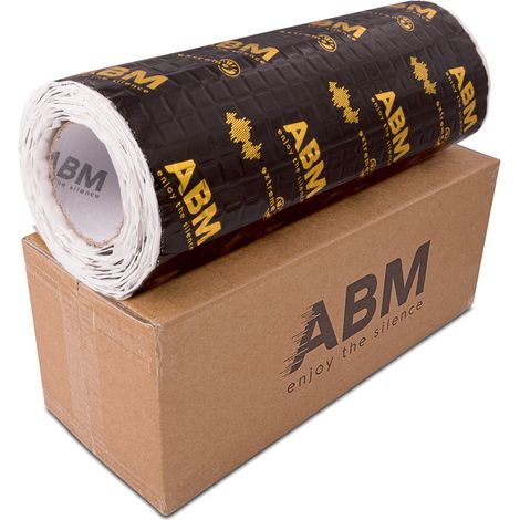 Tapis Butyl Mat ABM extrême 2,0 mm 40 x 500 cm Auto-adhésif Bitumineux 2 m² (1/4)