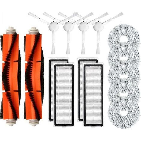 15 Stück Hepa-Filter für S10/S10 Pro, Hauptseitenbürste, Mopptuch, Staubsauger-Zubehör (1/5)