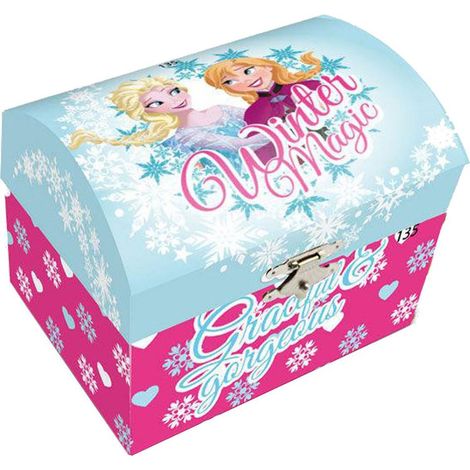 Coffret à bijoux musical Frozen rose et bleu (1/2)