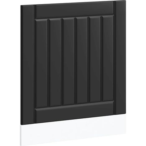 Maison Exclusive - Pannello Lavastoviglie Lucca Nero in Legno Multistrato
