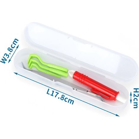 Pince à tiques en acier inoxydable ergonomique, prise confortable, outil hygiénique pour chiens et chats (1/3)