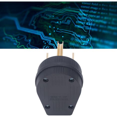 Cordon d'alimentation industriel à quatre broches de type américain NEMA 14-30P, 30 A, 125 V/250 V (1/5)