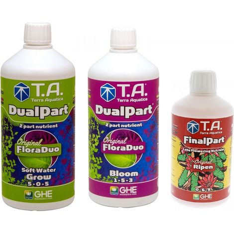 Starter kit DUALPART eau douce en litre - Terra Aquatica