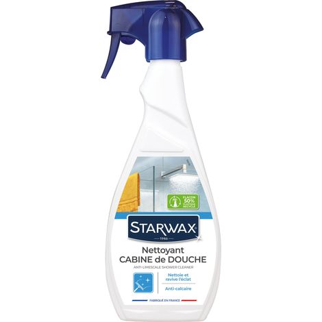 Nettoyant anti-calcaire pour cabine de douche 500ml STARWAX