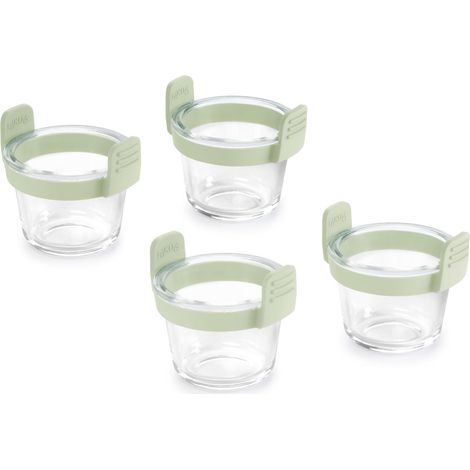 Mini-tasses en verre transparent pour friteuse à air (lot de 4) (1/5)