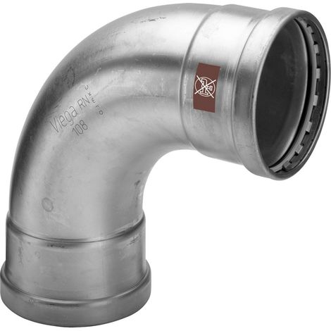 Viega Temponox XL-Codo 90 grados, d 88,9mm Acero inoxidable Modelo 1716XL, 808891