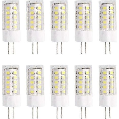 Ampoule LED céramique G4 220 V, 33 LED 3 W, blanc froid, pour éclairage d'ambiance. (1/5)