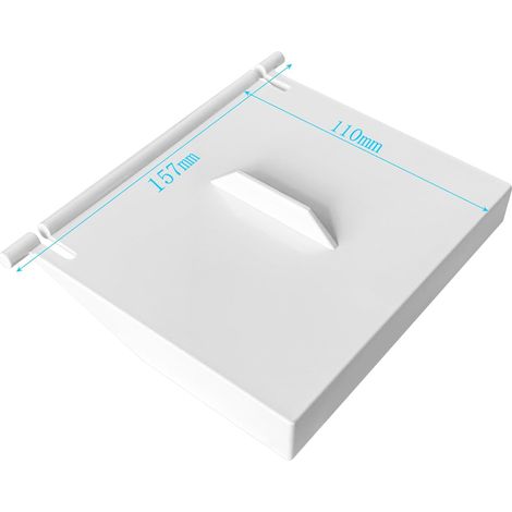 Écumoire de remplacement pour piscine, pour skimmer encastré, clapet d’écumoire standard, couvercle de skimmer pour skimmer standard de piscine hors sol et piscine, accessoires pour piscine pour une (1/5)
