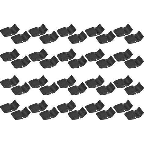 40 clip di fissaggio per l'alloggiamento della scatola del filtro dell'aria, compatibili con il modello 17219P65000 17219-P65-000