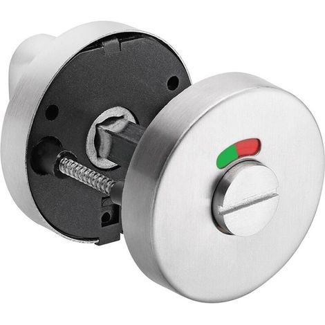 INHHUB WC-Rosette mit Belegungsanzeige, Edelstahl V2A, matte Oberfläche -INHHUB (1/5)