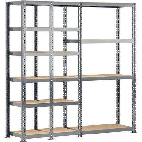 MODULO STORAGE Concept rangement de garage - longueur 200 cm - 16 plateaux (1/3)