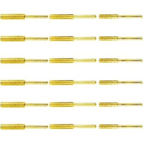 Affûteur De Chaîne - Disque À Poncer En Émeri - Diamètres 4 mm 4,8 mm 5,5 mm - Longueurs 45 mm 46 mm 49 mm - Lot De 18 Pièces (1/5)
