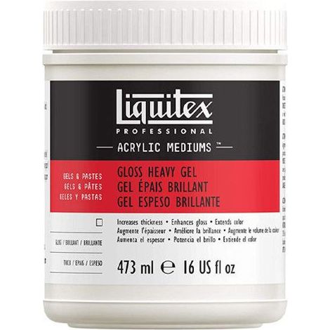 Médium Gel Brillant - LIQUITEX - Épais - 473 ml - Pour Peintures Acryliques - Viscosité Optimale (1/3)