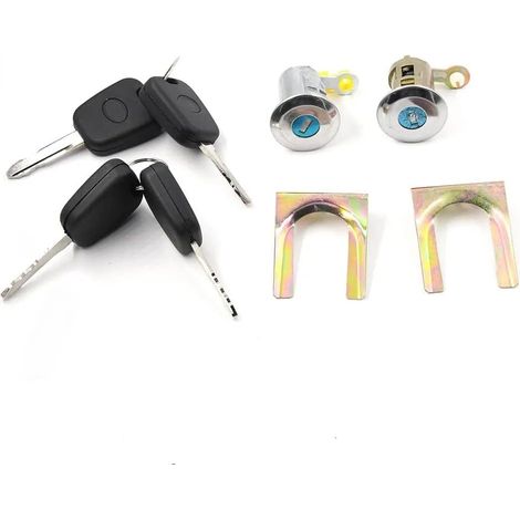 Cylindre de serrure de porte avant gauche et droit compatible avec Citroën C1 107 et Toyota Aygo 1608746380 (1/5)