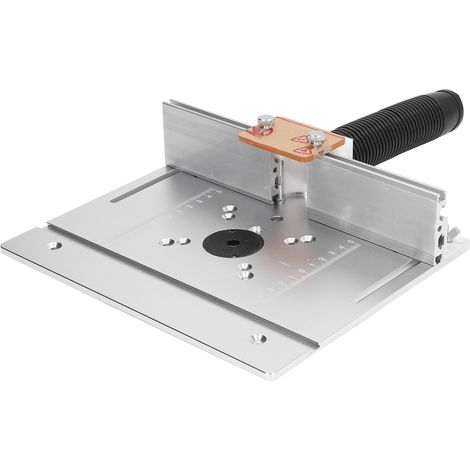 Oberfräsen-Erhöhungsset aus Aluminiumlegierung, 180°-Drehung, multifunktionale Einsatzplatte für Holzbearbeitungstische (1/5)