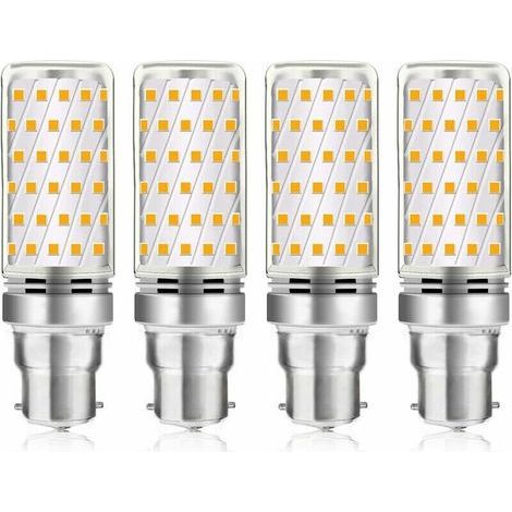 Ampoule LED Mais B22 16W Blanc Froid 6000K, 1600LM, Équivalent Halogène B22 100W-120W, AC 230V, Ampoule B22 pour Garage/Studio, non-dimmable, lot de 4 [Classe énergétique A] (1/5)