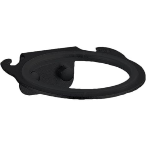 Soporte para secador de pelo - Estante para secador de pelo - Organización del baño - Montaje sin taladro - 8x10x4,5 cm (1/5)