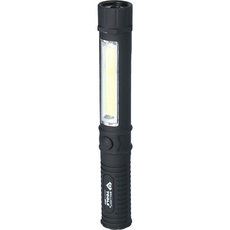 BRILLIANT TOOLS 2 en 1 linterna COB de 140 lúmenes - BT130910 (1/5)