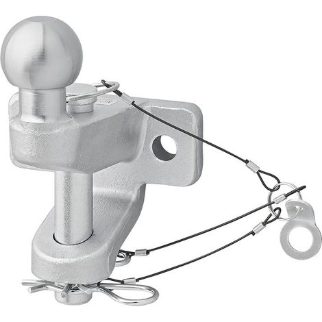 Gancio traino argento combinato doppia versione D21/S350 (1/5)