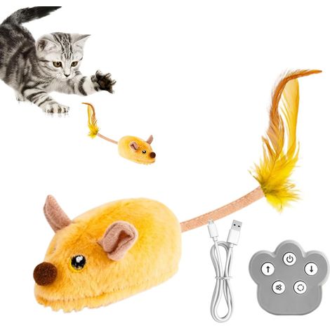Jouet pour Chat Automatique,Souris Interactive pour Chats (1/5)