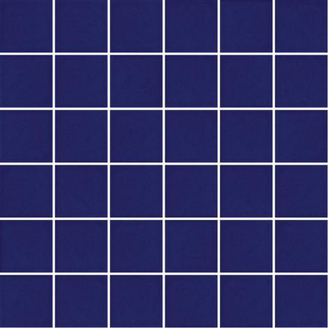 Mosaïque de grès cérame PICCOLO SILK 5x5cm (finition satinée) -  Spectrum blue - -  137 - Spectrum blue - boîte de 0.93 m2