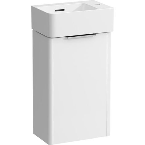 Meuble sous-vasque VAL avec lave-mains, 637 x 340 x 220 mm blanc mat LAUFEN (1/3)