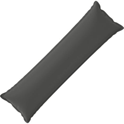 Cushion Cover HOUTEN Anthracite 40 x 145 cm Polyester vidaXL (1/5)