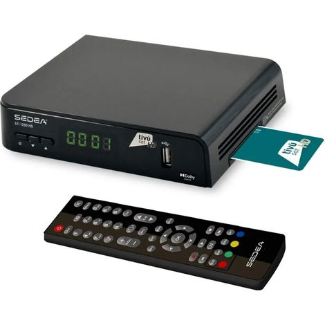 681200 Ricevitore Satellitare Tivusat Sti-1200hd Con Smartcard Tivusat Hd